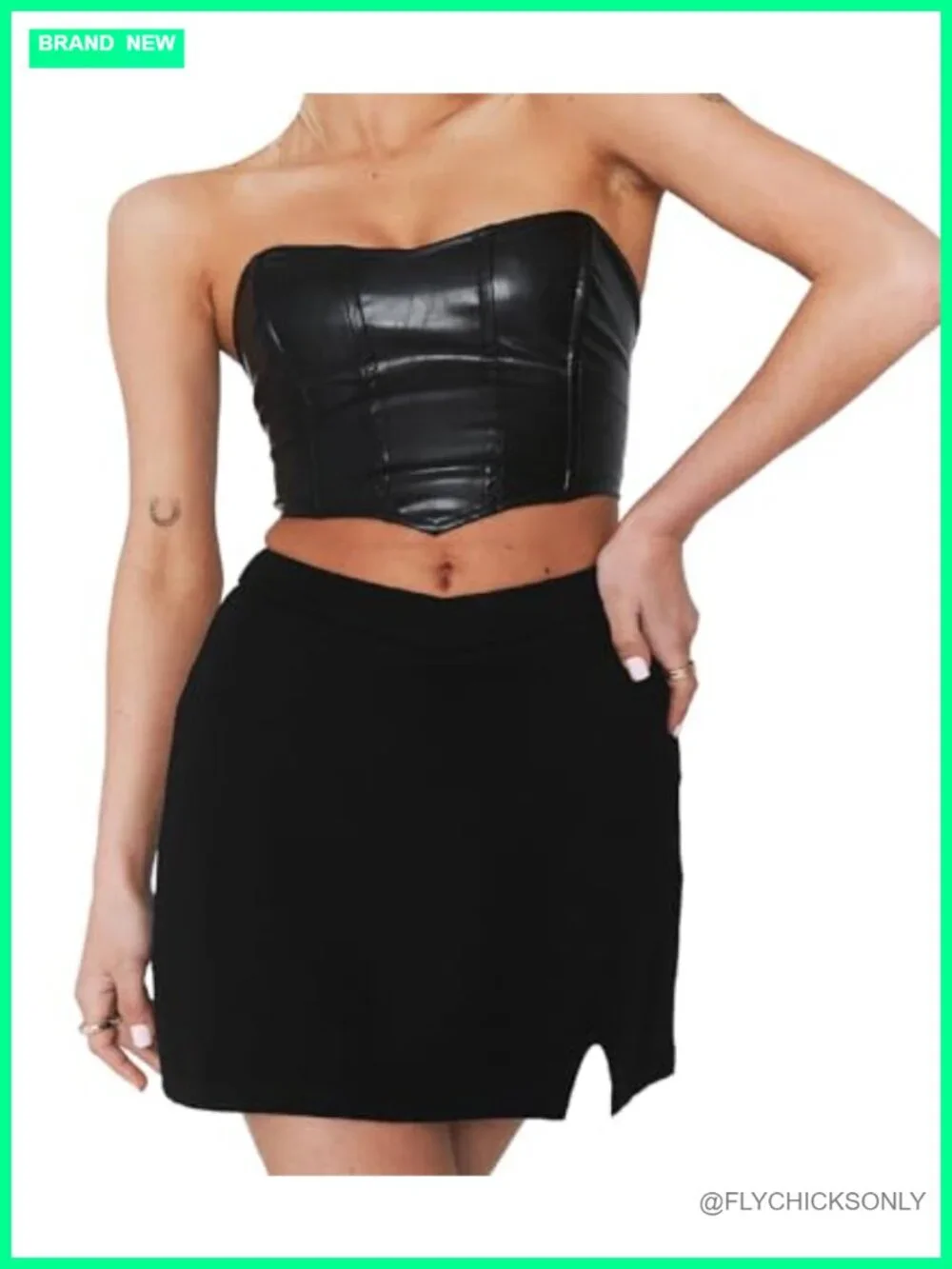Women's Skorts Casual Y2K Summer Mid-Waisted Front Split Pencil Bodycon Skirts